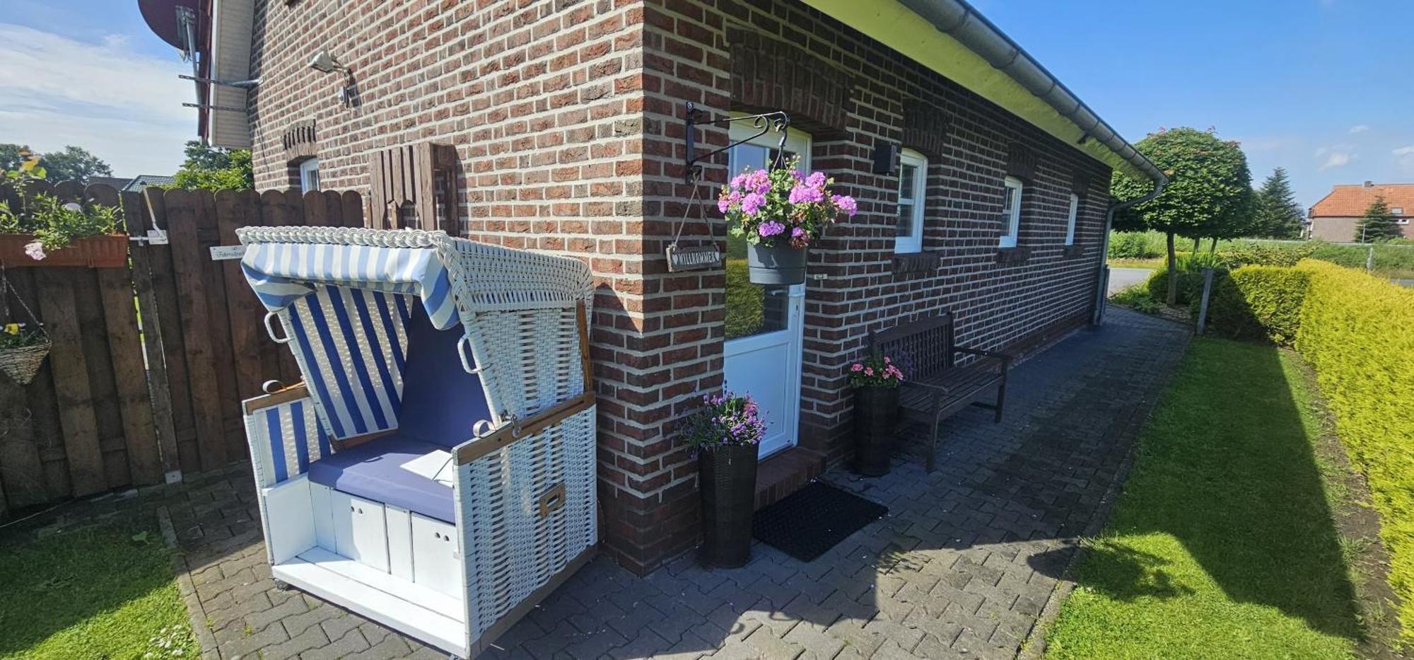 Ferienwohnung Haus Moorblick Mit Garten In Kanallage Wiesmoor Dış mekan fotoğraf